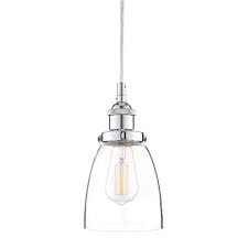 Fiorentino Chrome Pendant Light W Clear Glass Shade Linea Di Liara Ll P281 Pc Walmart Com Walmart Com