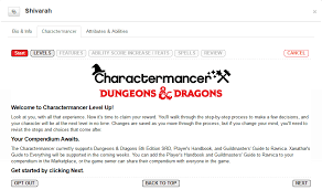 Explore a wealth of new rules options for both players and dungeon masters in this supplement for the world's greatest roleplaying game. How To Use Roll20 S Charactermancer Level Up Dungeon Solvers