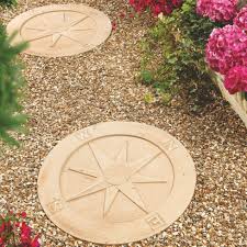 Available in various colours including grey, natural, buff. Compass Cotswold Stepping Stone