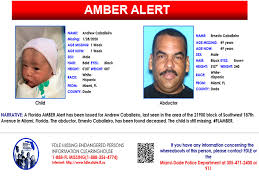 An officer is missing in connection with official duties; Fdle On Twitter Please Share Flamber Alert For Andrew Caballeiro 1 Week Old Male Last Seen Miami May Be W Ernesto Caballeiro 49 Yo Male 5 7 240lbs 2001 White Chevy Express Fl