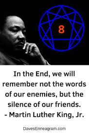 Famous Enneagram Type 8 Quote Martin Luther King Jr Enneagram Martin Luther King Martin Luther King Jr