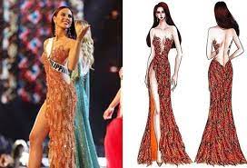 Tumang's facebook post also shows sketches of the gown and a clip of. Philippines Catriona Gray Goes Ibong Adarna For Miss Universe Evening Gown Philstar Com