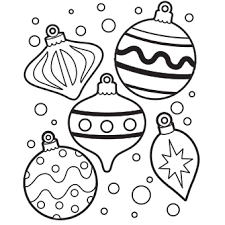 1 page with 5 ornaments with simple shapes to color (for younger artists). Ornaments Coloring Page Printable Christmas Coloring Pages Free Christmas Coloring Pages Christmas Ornament Coloring Page