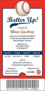 Boss Design Sign Home Baseball Ticket Baseball Invitations Baseball Ticket Invitation
