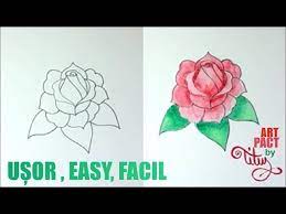 Scopri ricette, idee per la casa, consigli di stile e altre idee da provare. Cum Sa Desenezi Un Trandafir How To Draw A Rose Youtube