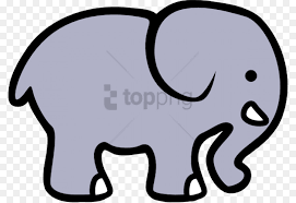 Gambarlah sebuah lingkaran berukuran sedang dan tambahkan bentuk oval besar untuk kepala. Gambar Kartun Gajah