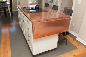 Beautiful Fold Down Kitchen Counter Copper Countertops Small Kitchen Island Kitchen Island Design
