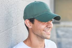 Gorra de béisbol verde oscuro