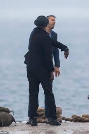 With ryan reynolds, samuel l. Samuel L Jackson Pulls Out Gun On Ryan Reynolds As They Film The Hitman S Wife