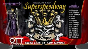 The night king is the leader of the white walkers in the television series game of thrones, where he is played by richard brake and later by vladimir furdik. Superspeedway Kings Series Sponsored By Over The Top Designs Youtube