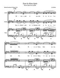 Lakme Delibes Leo Imslp Petrucci Music Library Free Public Domain Sheet Music Duet My Music Sheet Music
