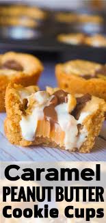 Caramel Peanut Butter Cookie Cups Are An Easy Peanut Butter Dessert Recip Easy Peanut Butter Dessert Recipes Peanut Butter Desserts Peanut Butter Desserts Easy