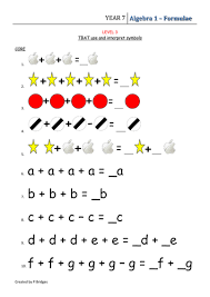 Linear and quadratic equations, inequalities featuring. Introduction To Algebra Teaching Resources