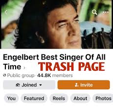 Why aren't the admins controlling fake posts in Engelbert Humperdinck fan  groups?