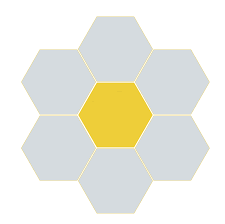 Das sechseck ist das höchste regelmäßige polygon, mit dem eine fläche regelmäßig parkettiert (gekachelt) werden kann. Hexagon Button Html Css Javascript Byte Welt Die Welt Des Programmierens