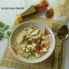 Resep Bubur Ayam Khas Banjar Bubur Sop Oleh Icha Annisa Septiana Recipe Makan Malam Keluarga Makanan Sehat Fotografi Makanan