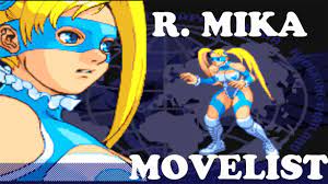 Street Fighter Alpha 3 - R. Mika Movelist - YouTube