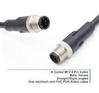 6 Pin M12 Connector Cable | Shine Industry
