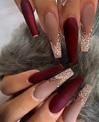 Check spelling or type a new query. 50 Valentine S Day Nail Designs You Ll Absolutely Love Major Mag In 2021 Gold Acrylic Nails Red Nails Glitter Long Acrylic Nails