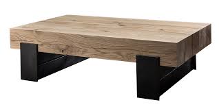 salontafel van massieve eiken balken op 2 metalen kokers die het salontafeltje de industriele look geven salontafel eiken tafel industriele salontafels