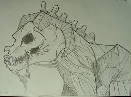 Stranger things is a sleeper hit tv series on netflix. Hellhound Drawing By Demogorgon Dragoart Com