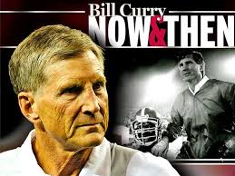 Bill Curry doing what he loves most at Georgia State