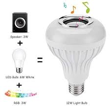 Himack Led Bulb With Bluetooth Speaker Music Light Bulb E27 Led White Rgb Light Ball Bulb Colorful Lamp With Remote Home And Kitchen Indoor Lighting Led Led Bulb E27