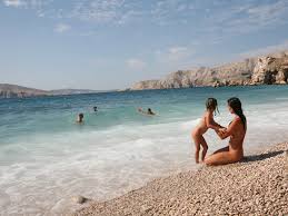 Do millionaires all live like that? Mobile Homes At The Bunculuka Naturist Camping Resort Island Of Krk Kvarner