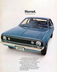 Amx production ceased in 1970, and amc quickly began looking for sophisticated european alternatives to its bulky engineering. 1970 Amc Hornet 2 Door Sedan Car Advertising Car Ads Sports Cars Luxury