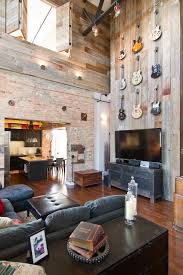 Industrial Tv Room Design Loft Design House Design Home