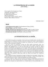 En uno de los temas veremos cuales son los significados que podemos encontrar en el movimiento de los ojos. Pdf John Varley La Persistencia De La Vision Pdf Janeth Menjure Academia Edu