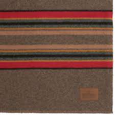 Their yakima camp blanket is the archetype of all wool camping blankets: Pendleton Woolen Mills Mineral Umber Twin Yakima Camp Blanket Za161 52553