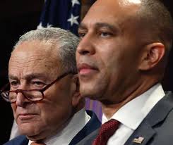 Schumer #Jefferies INTRODUCING CRASH AND BURN BREAKING: Chuck Schumer and  Hakeem Jeffries have sent a letter to President Trump calling for a  bipartisan meeting “to end the GOP shutdown of the federal