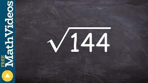 You can calculate the square root of any number , just change 144 up above in the textbox. How To Evaluate The Square Root Of A Perfect Square Number Ex 3 Root 144 Youtube