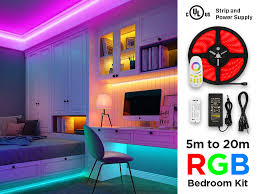 They prove very useful in connecting multiple rgb devices. 24v Rgb Led Strip Kit For Bedroom With Rf Control 5 To 20m 30 Led M