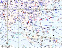 Shows A Surface Weather Chart About 2 Hours Before The Asar