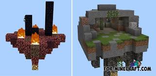A map legend is a side table or box on a map that shows the meaning of the symbols, shapes, and colors used on the map. Mega Skyblock Map Mcpe 1 1 4