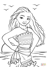 Moana coloring page to print and color : Moana Waialiki Coloring Page Free Printable Coloring Pages Disney Coloring Sheets Disney Princess Coloring Pages Moana Coloring Pages