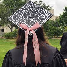 My Bedazzled Graduation Cap Only Cost Me 15 To Make I Was Obsessed And Felt Like Sharp Bedazzled Graduation Cap Graduation Cap Decoration Diy Graduation Cap
