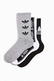 Adidas Triple Branded Crew Sock 3 Pack Adidas Socks Sock Outfits Crew Socks