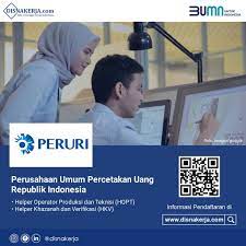 Adapun 5 posisi yang dibutuhkan, yakni tenaga administrasi, helper khazanah dan verifikasi, helper operator mesin, quality control, serta sekretaris, yang nantinya berstatus sebagai karyawan kontrak peruri. Facebook