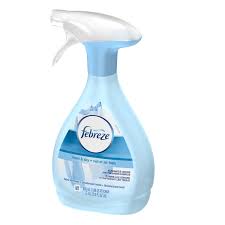 Push on unlock picture and turn top . Febreze Fabric Refresher Fabric Refresher Linen Sky 27 Fluid Ounce Fabric Refresher Febreze Spray Bottle