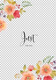 Floral design pattern borders for photoshop. Wedding Invitation Flower Watercolor Painting Png Clipart Border Border Frame Certificate Border Chapters And Verses Of