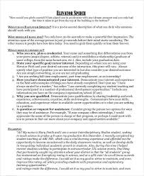 Elevator Speech Examples 9 Free Word Pdf Documents Download Free Premium Templates