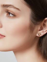 Tyche Grace Flora Diamond Stud Earring