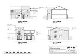 Floor Plan Elevation Sample House