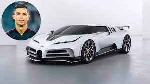 Not just any bugatti but the world's most expensive car: Limitierter Centodieci Erweitert Ronaldos Bugatti Sammlung Autobild De