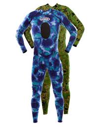 Spearfishing Wetsuit One Piece 2 Mm Mens Double