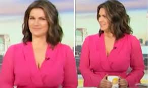 Shocked charlotte hawkins nervously laughed and said: Gmb Susanna Reid Turns Heads In Low Cut Dress As Gmb Host Dazzles With Stunning New Look Susanna Reid