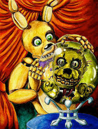 Springtrap is an early model of a bonnie suit (as he is referred to as spring bonnie by the phone guy on night 5 and by a kid in. Spring Bonnie Sees His Future As Springtrap Fnaf Art Fnaf Drawings Fnaf